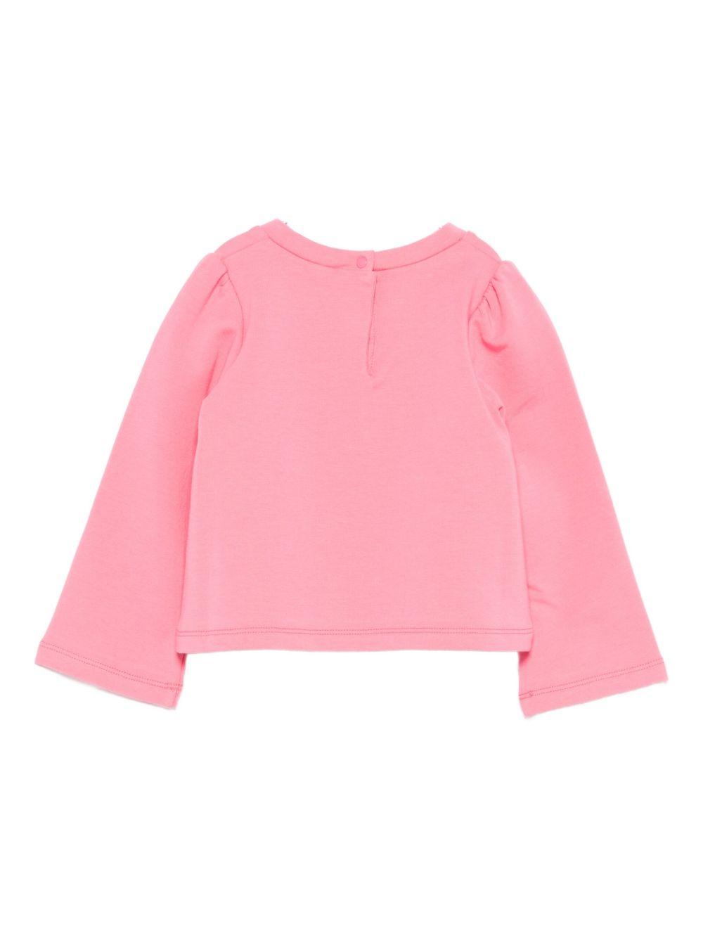 Felpa rosa per neonata HF5049F0724 M9815 Liu Jo 