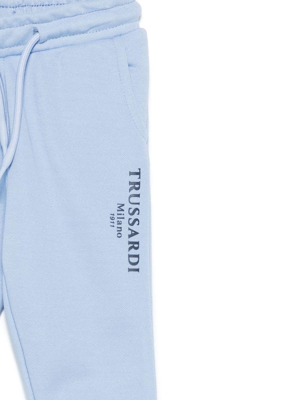 Pantalone blu ceruleo per neonato