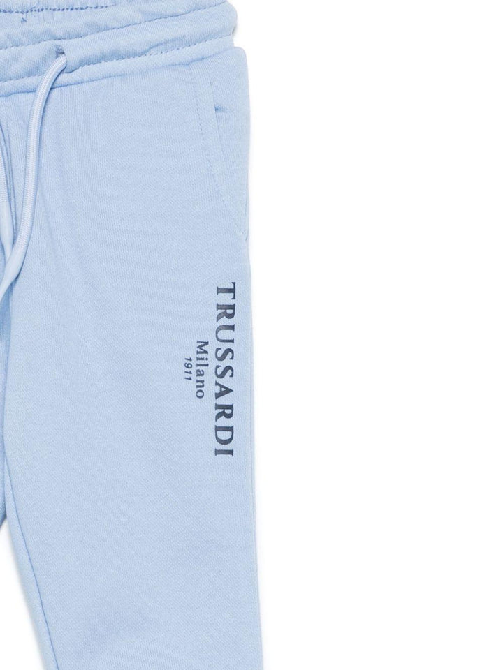 Pantalone blu ceruleo per neonato