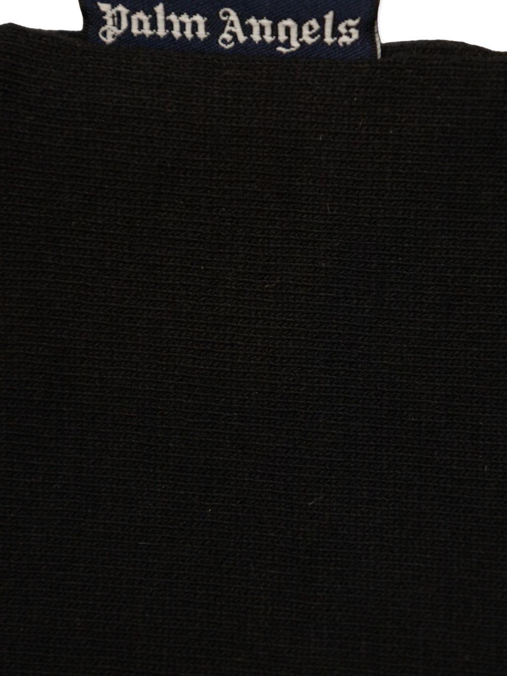 T-shirt nera per bambino PGAA002F25JER00A 1030 Palm Angels Kids 
