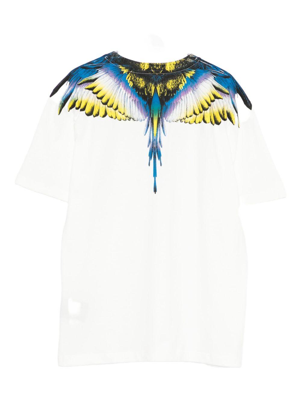 T-shirt bianca per bambino F5CMJBTH064 002 Marcelo Burlon Kids 