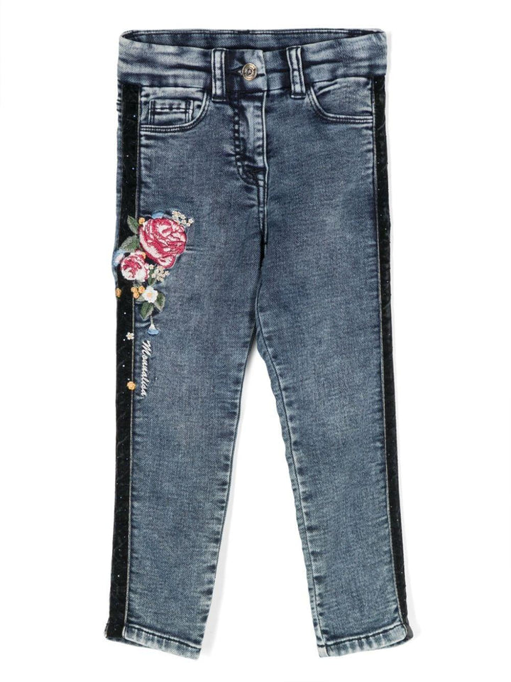 Jeans blu medio per bambina