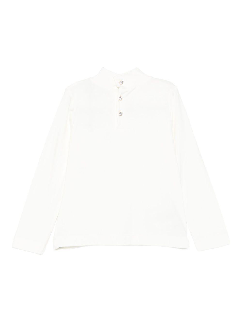 Top bianco per bambina 5607 059 Abel & Lula 