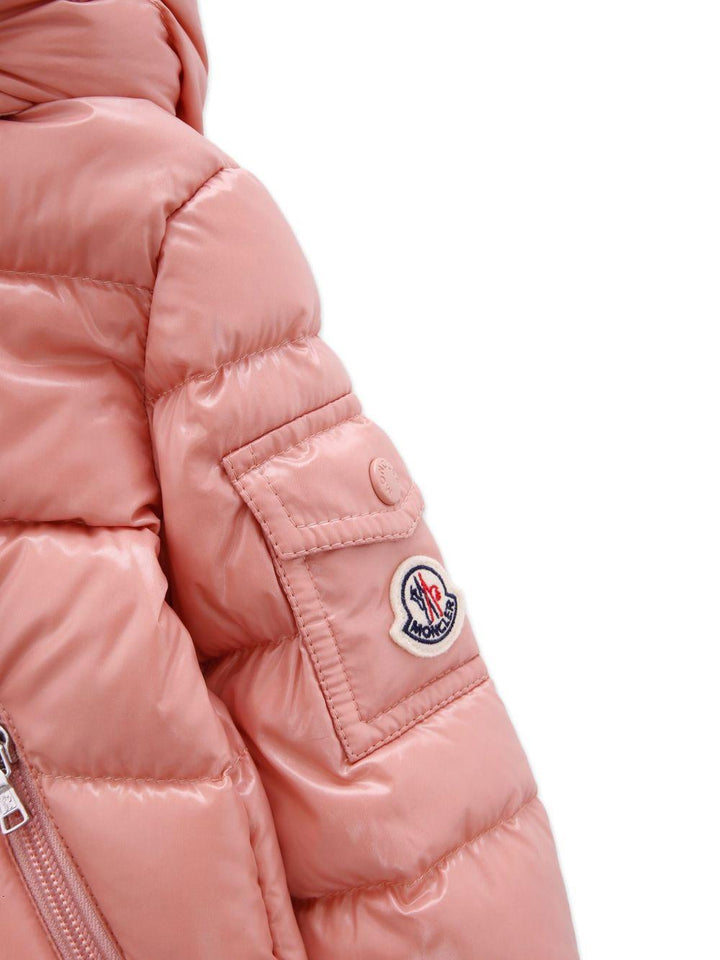Giubbotto rosa per neonata 9511A00013597Z8 51E Moncler Kids 