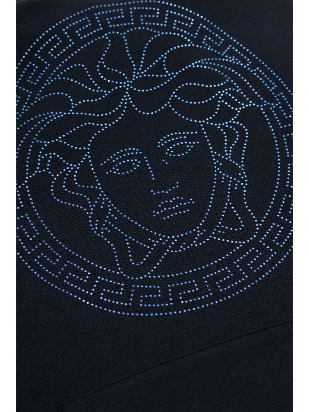 Felpa per bambino in cotone blu