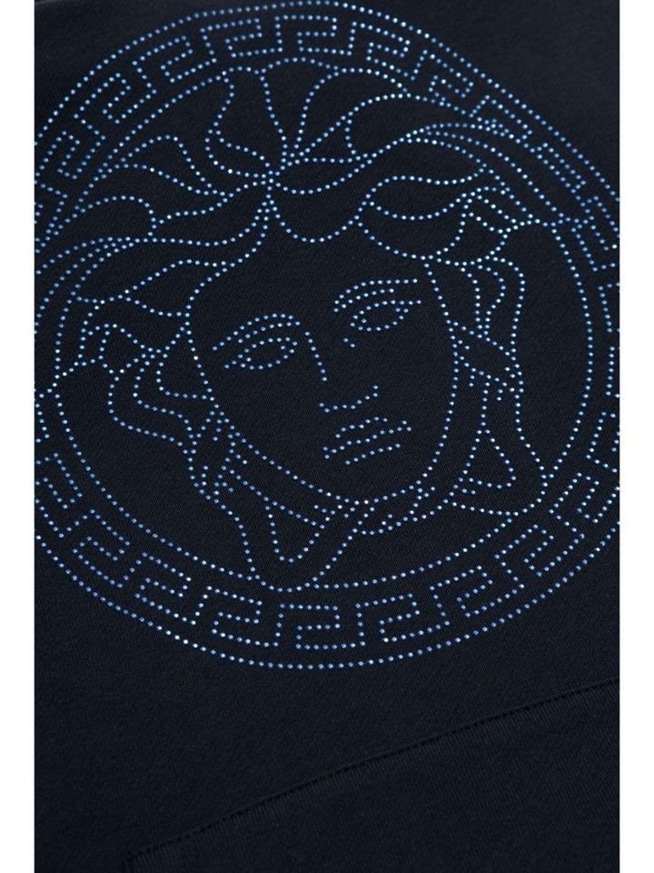 Felpa per bambino in cotone blu