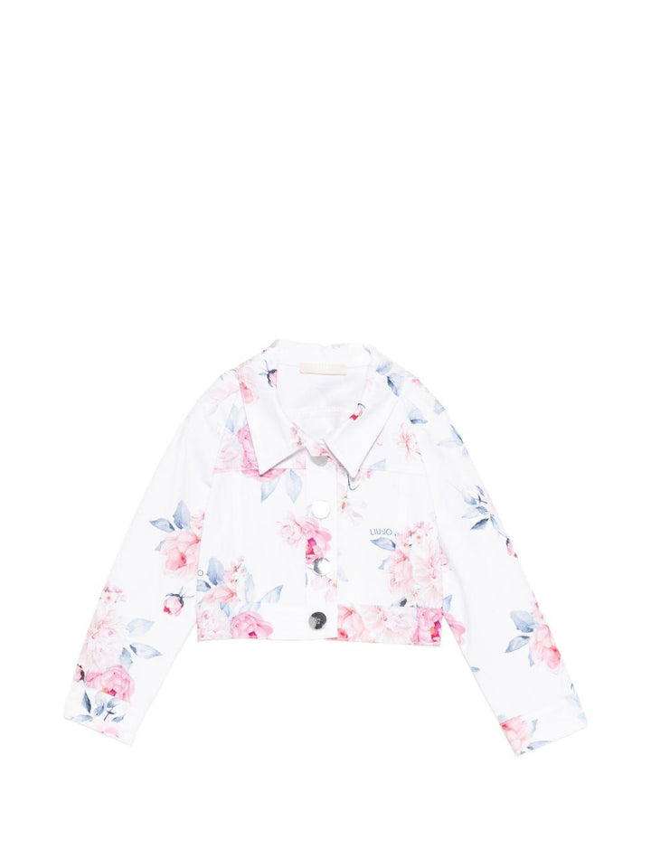 Giacca bianca per bambina KA6001T1968 T9898 Liu Jo 