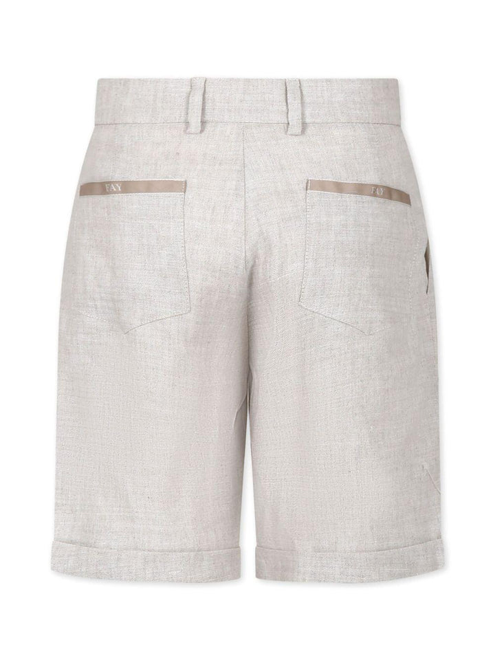 Bermuda beige per bambino