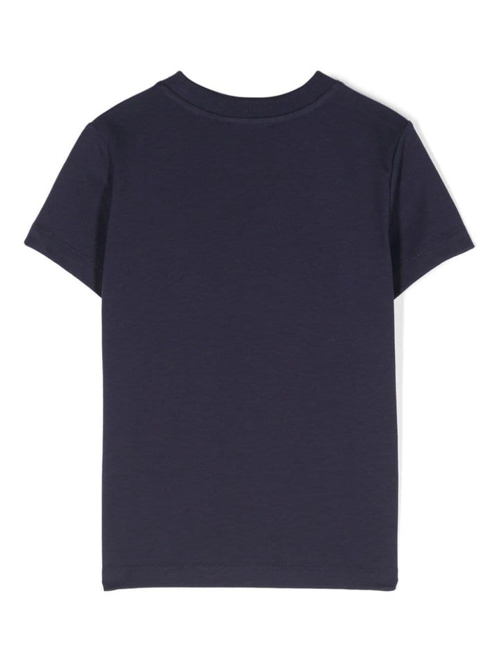 Blue cotton t-shirt for boys