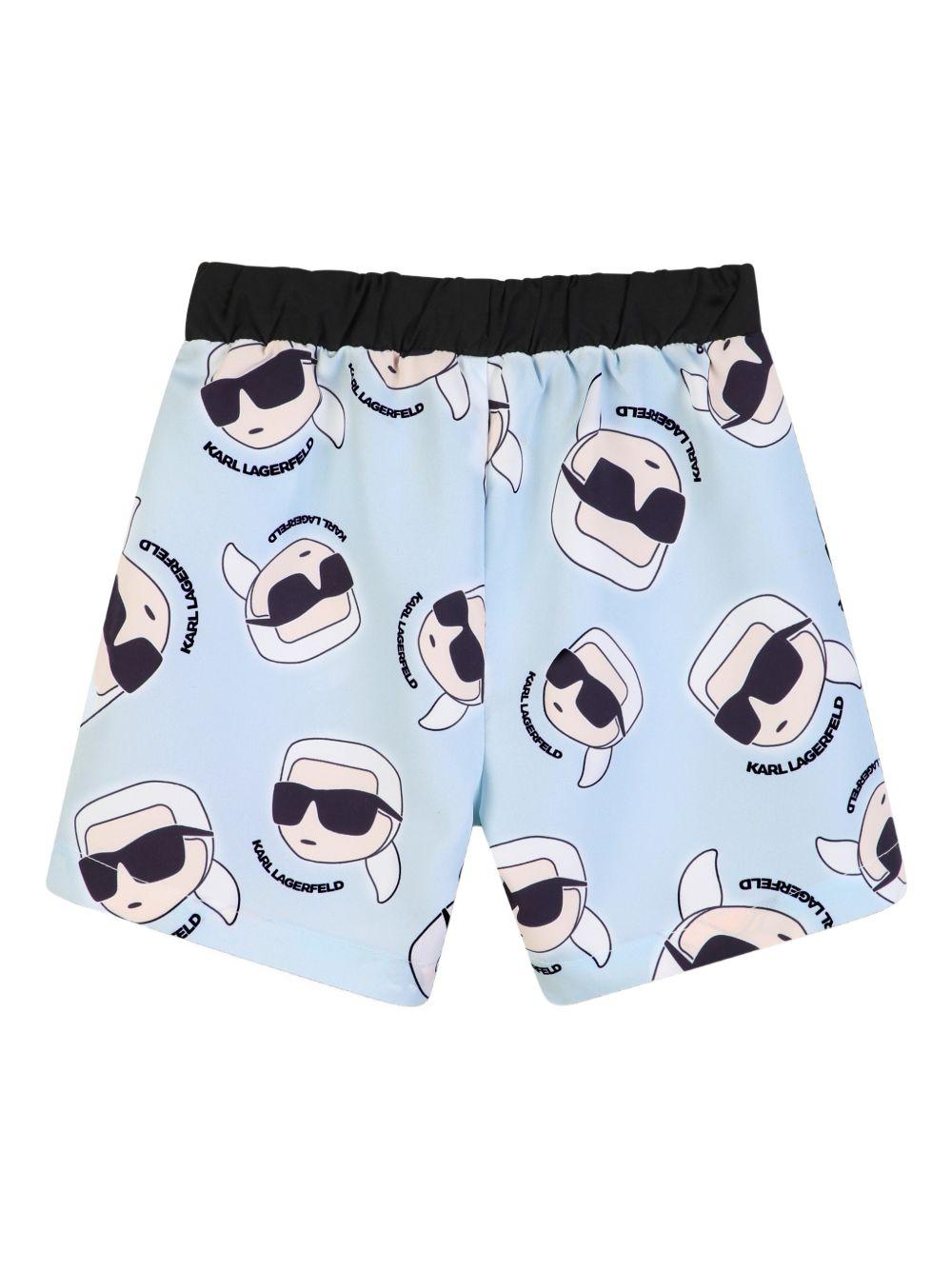 Completo blu/bianco/nero per bambino Z31067 10P Karl Lagerfeld Kids 