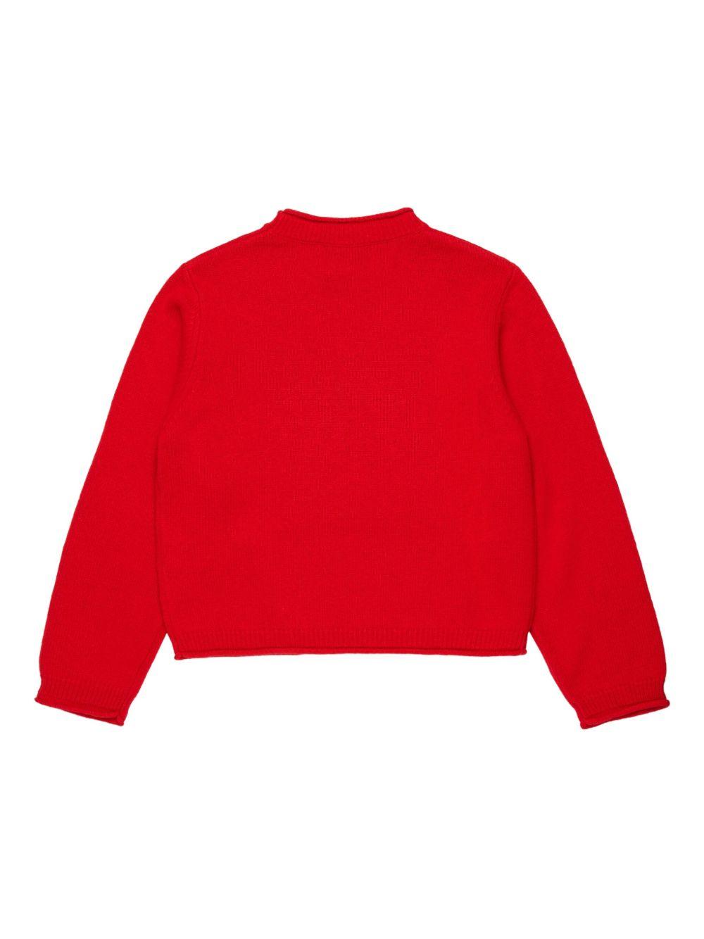 Maglione rossa per bambina MX0233MX00H MX400 Max&co Kids 