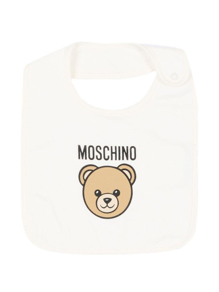 Kit tutina bianca per neonato MUY09PLCA40 10063 Moschino Kids 