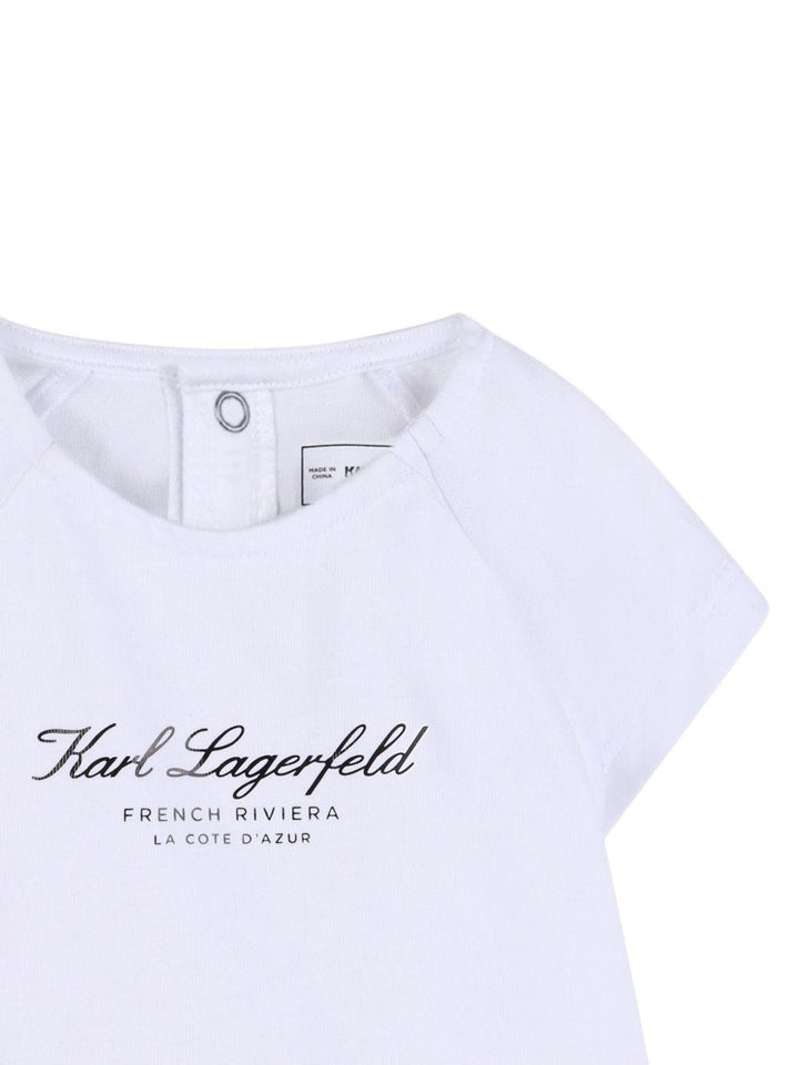 Completo rosa/bianco/nero Z31055 N54 Karl Lagerfeld Kids 