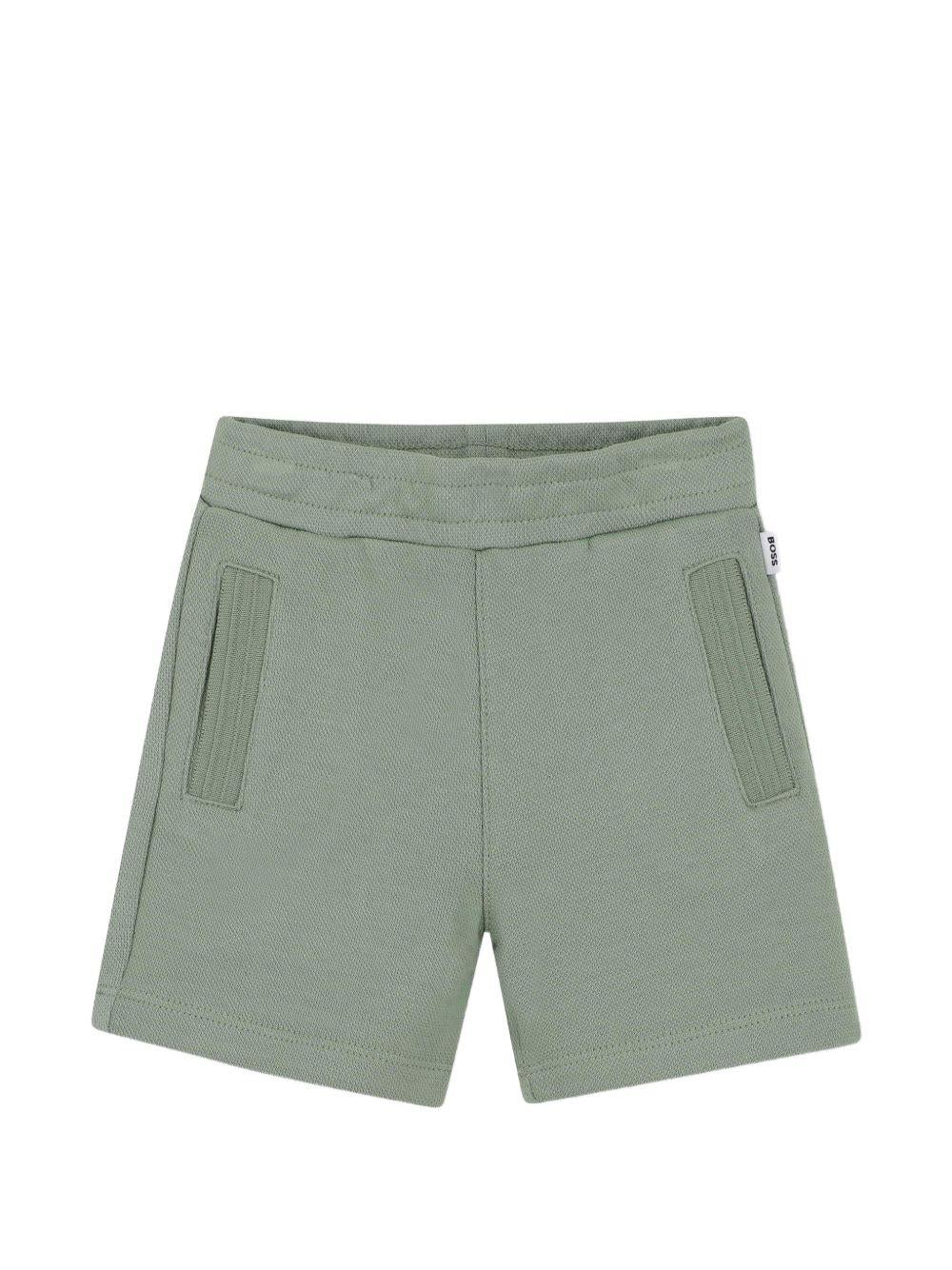 Completo sportivo bianco/verde per neonato J52851 64U Boss Kids 