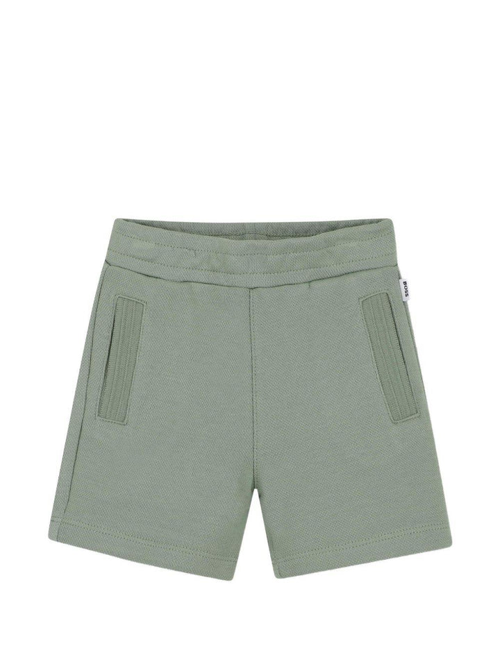 Completo sportivo bianco/verde per neonato J52851 64U Boss Kids 