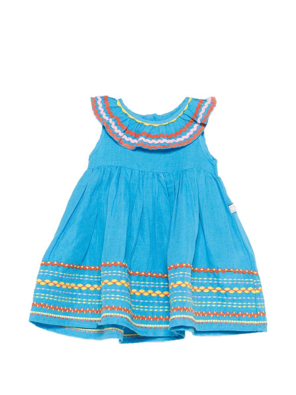 Abito blu per neonata TY1152Z0138 673 Stella McCartney Kids 