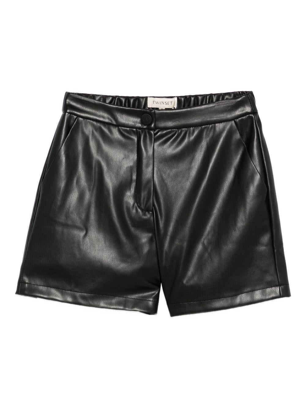 Bermuda nera per bambina 252GJ2093 00006 Twin Set 