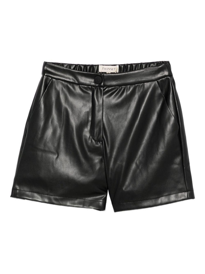 Bermuda nera per bambina 252GJ2093 00006 Twin Set 