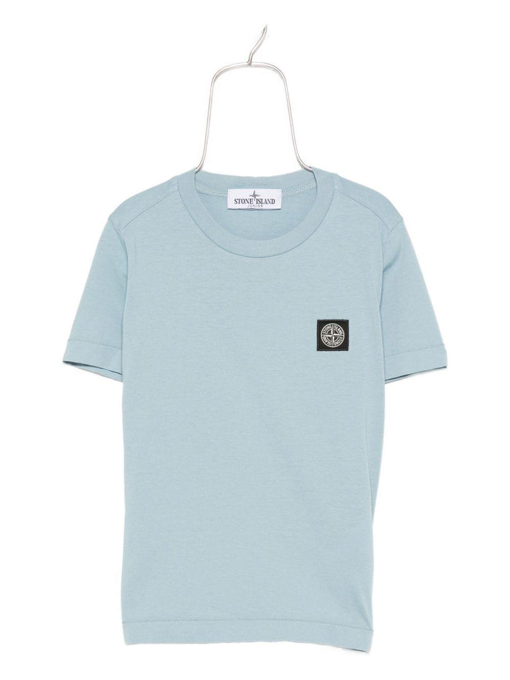 T-shirt azzurro per bambino 62100002S0047 V004A Stone Island Kids 