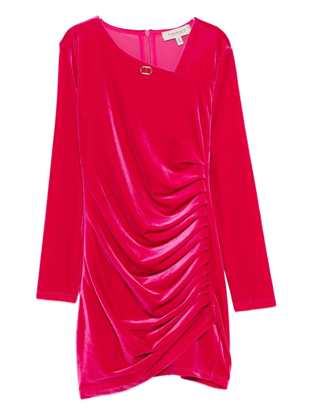 Abito fucsia per bambina 252GJ2035 00338 Twin Set 