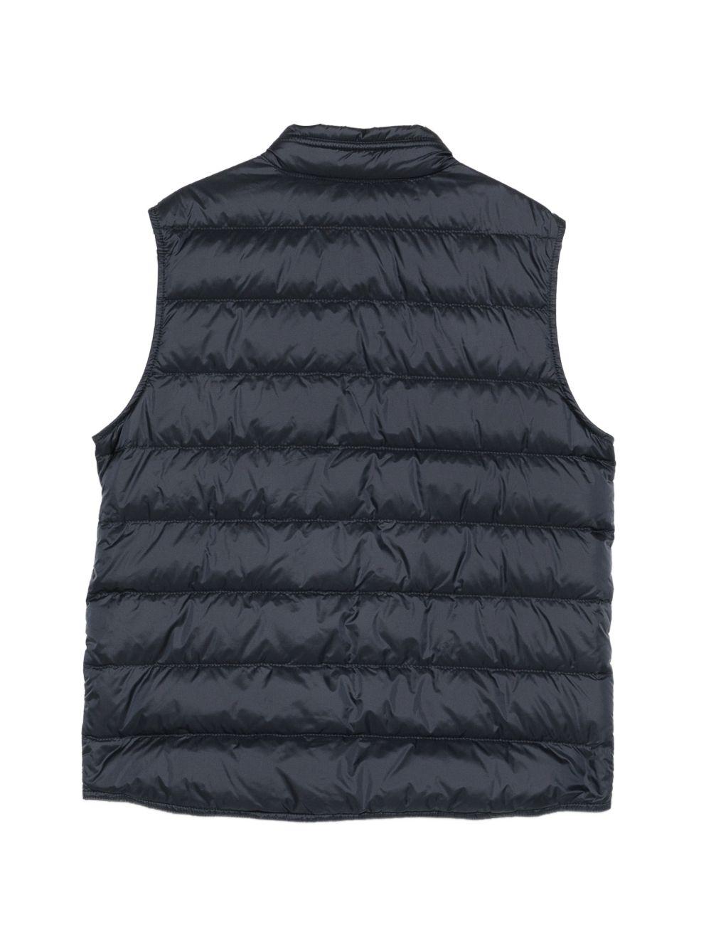 Gilet blu per bambino 9541A00034597YF 778 Moncler Kids 
