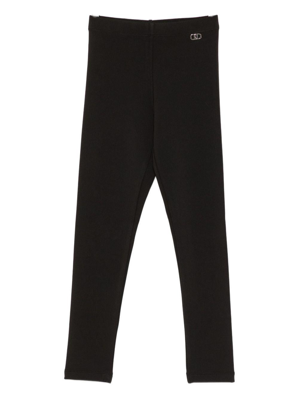 Pantalone nero per bambina GF5076J3763 22222 Liu Jo 