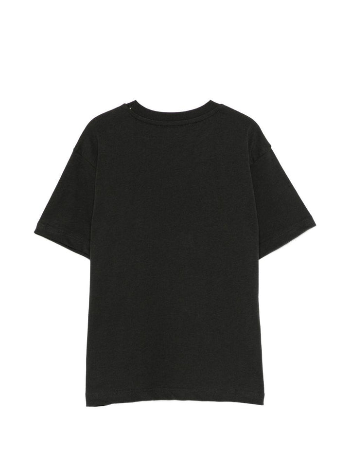 T-shirt nera per bambino S6MSJUTH222 MS040 Msgm Kids 