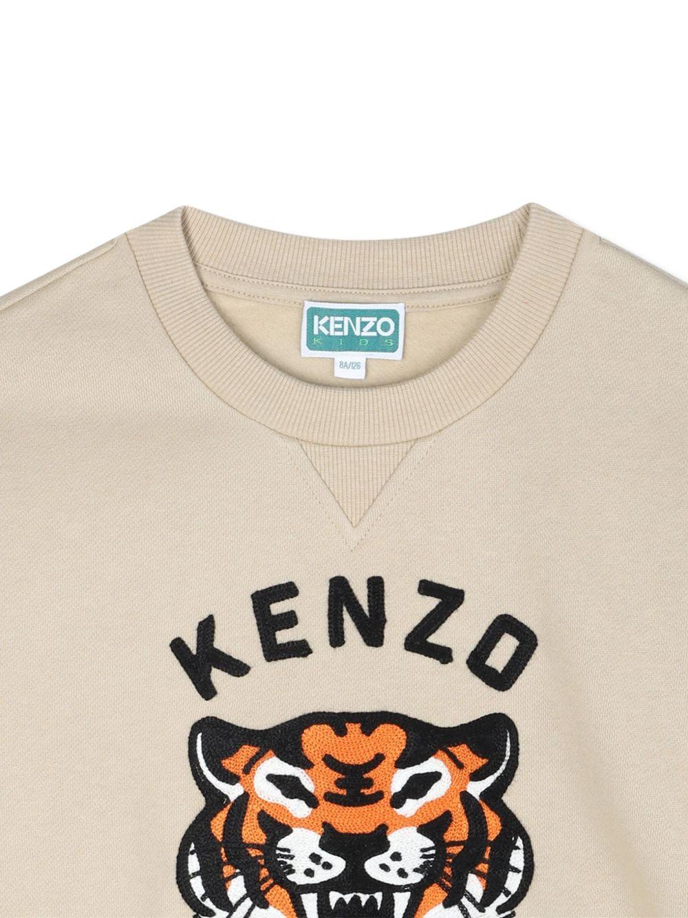 Felpa beige per bambino K61432 249 Kenzo Kids 