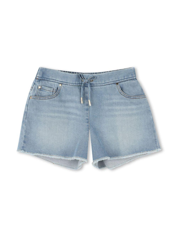 Bermuda denim blu per bambina
