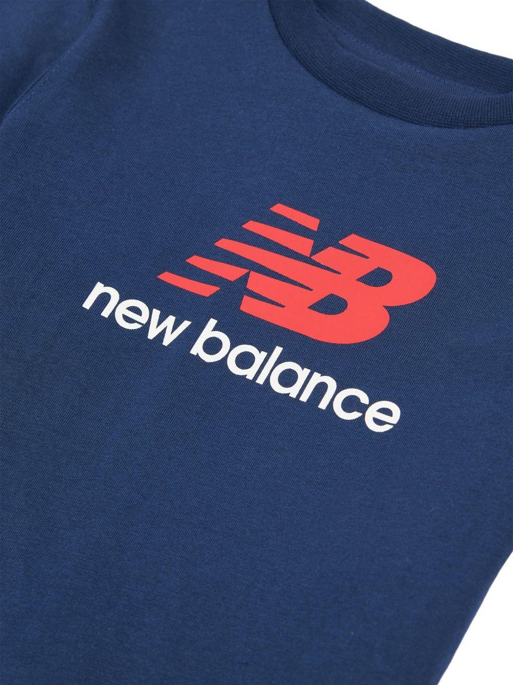 T-shirt blu per bambino LAKB0297 NNY New Balance Kids 
