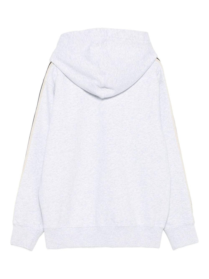 Felpa bianca per bambino PBBB012F25FLE008 0810 Palm Angels Kids 