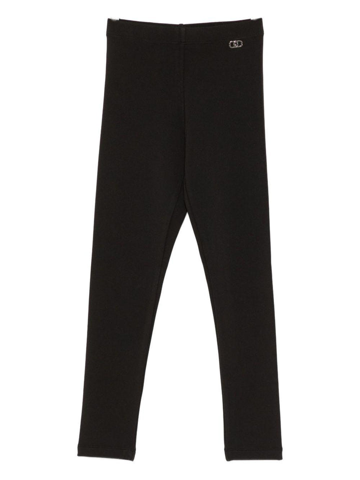Pantalone nero per bambina GF5076J3763 22222 Liu Jo 
