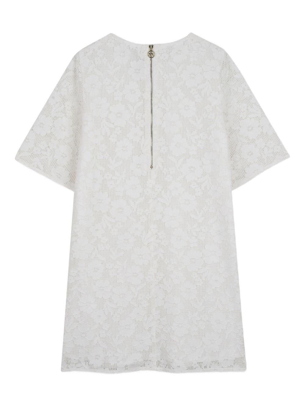 Abito bianco sporco per bambina R30593 117 Michael Kors Kids 