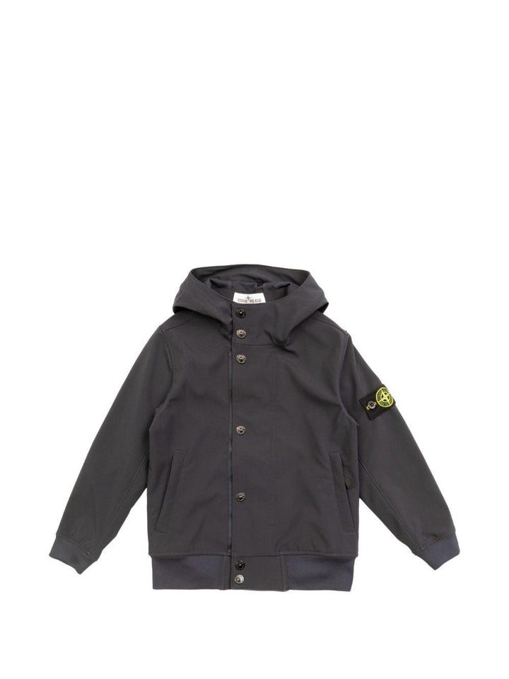 Giubbotto blu navy per bambino 64100001S0A22 V0020 Stone Island Kids 