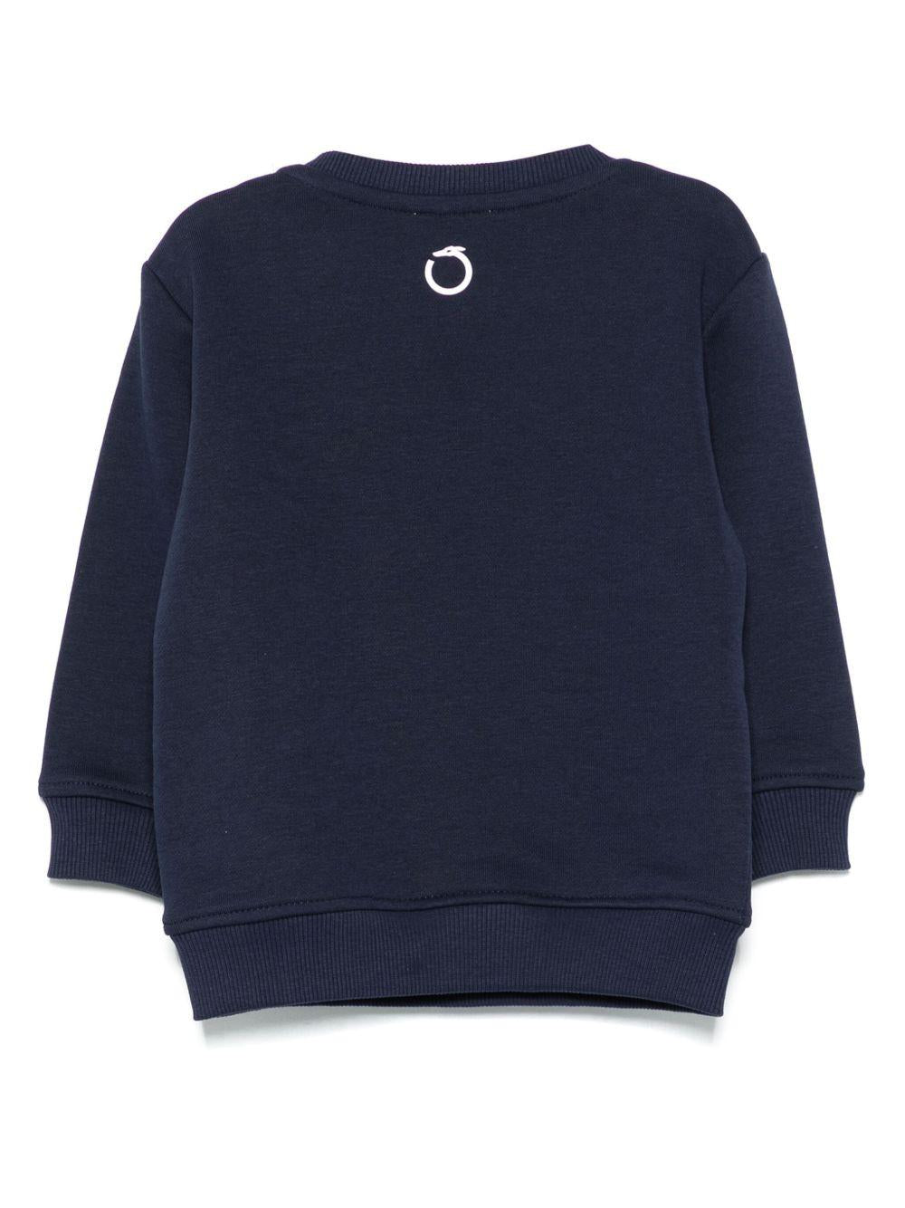 Felpa blu navy per neonato