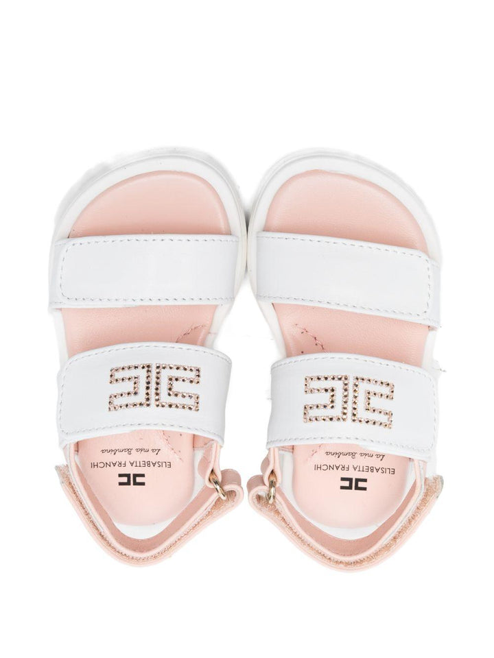 Sandali bianche per bambina F1A2E05500092 B078 Elisabetta Franchi Kids 