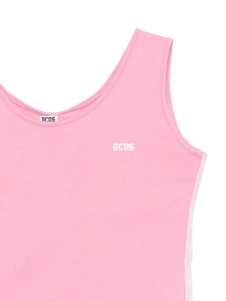 T-shirt rosa per bambina C1GJQG556J336 525P Gcds Kids 