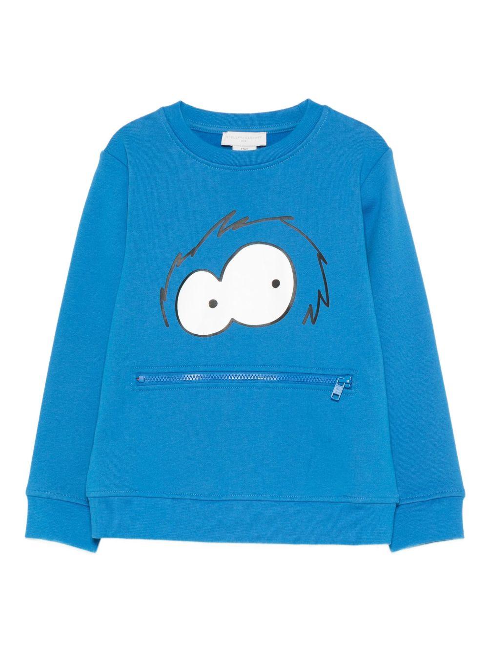 Felpa blu per bambino TX4Q40Z3059 60Q Stella McCartney Kids 