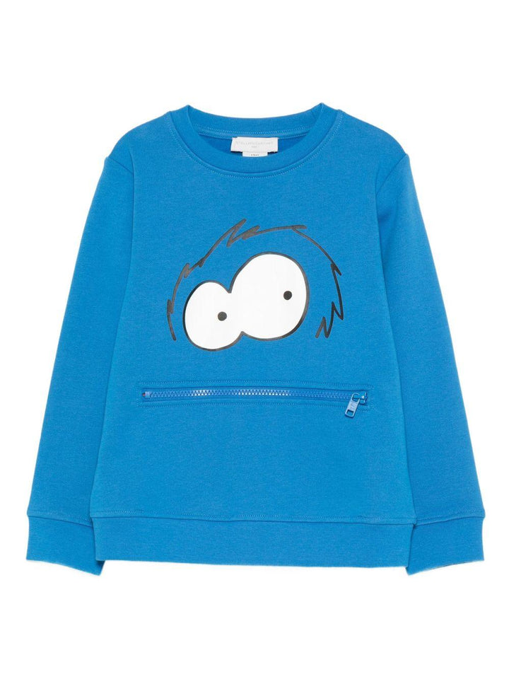 Felpa blu per bambino TX4Q40Z3059 60Q Stella McCartney Kids 