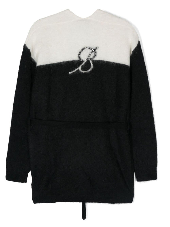 Black and white sweater for girls