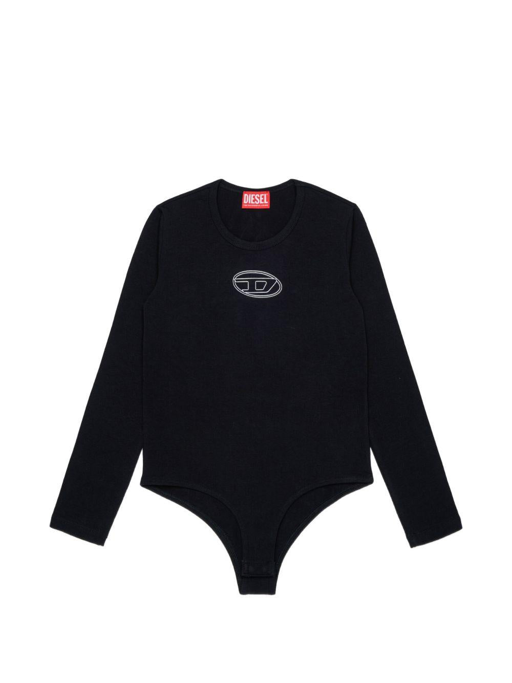 Body nero per bambina J02929KYA0L K900 Diesel Kids 