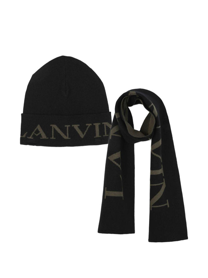 Cappello e sciarpa per bambino N30323 M46 Lanvin Enfant 