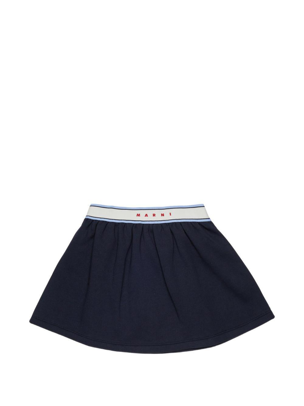 Gonna blu scuro per bambina M01855M00XC 0M862 Marni Kids 