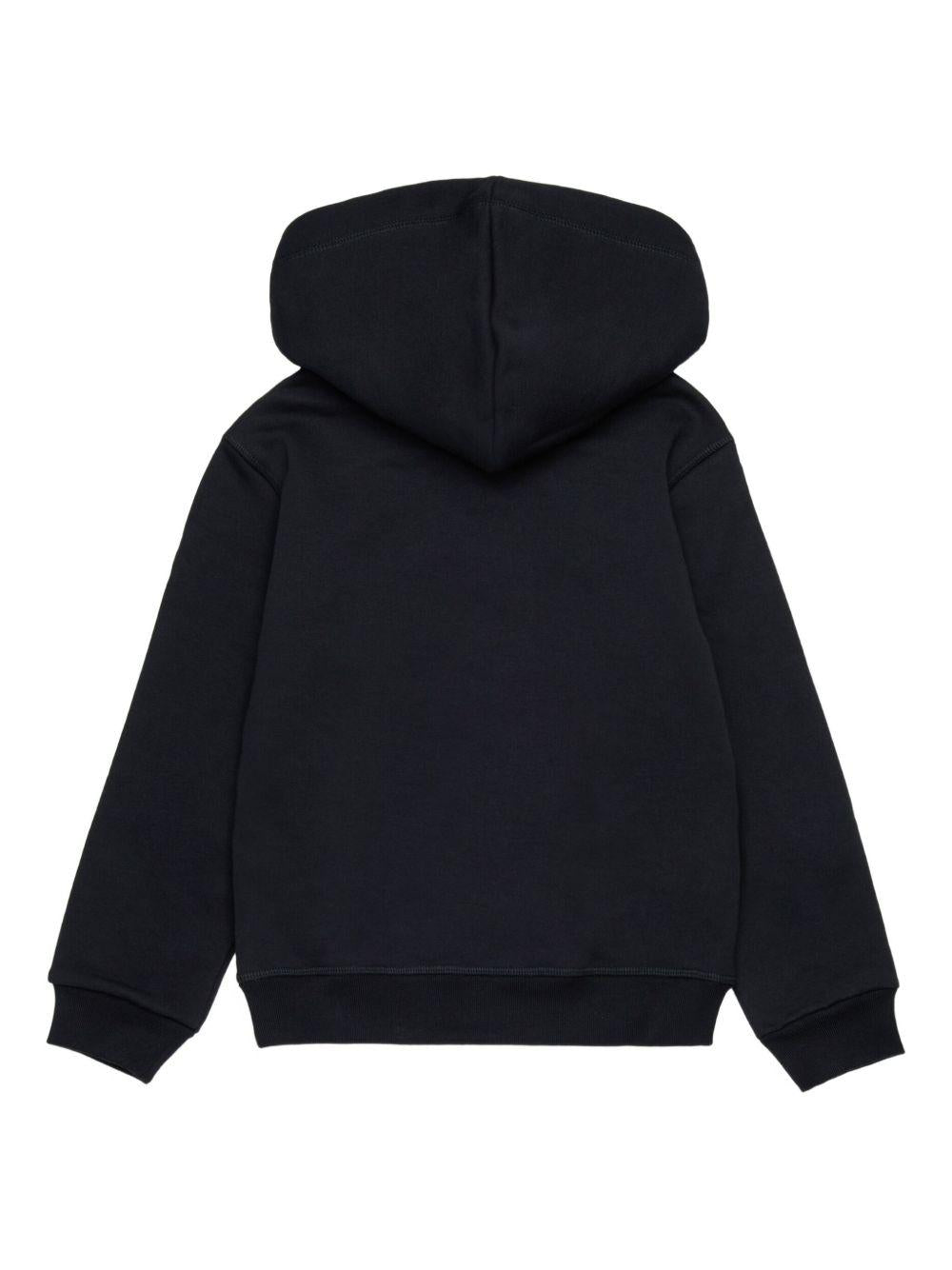 Felpa nera per bambino DQ3004D0094 DQ900 Dsquared2 Kids 