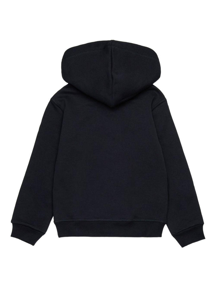 Felpa nera per bambino DQ3004D0094 DQ900 Dsquared2 Kids 