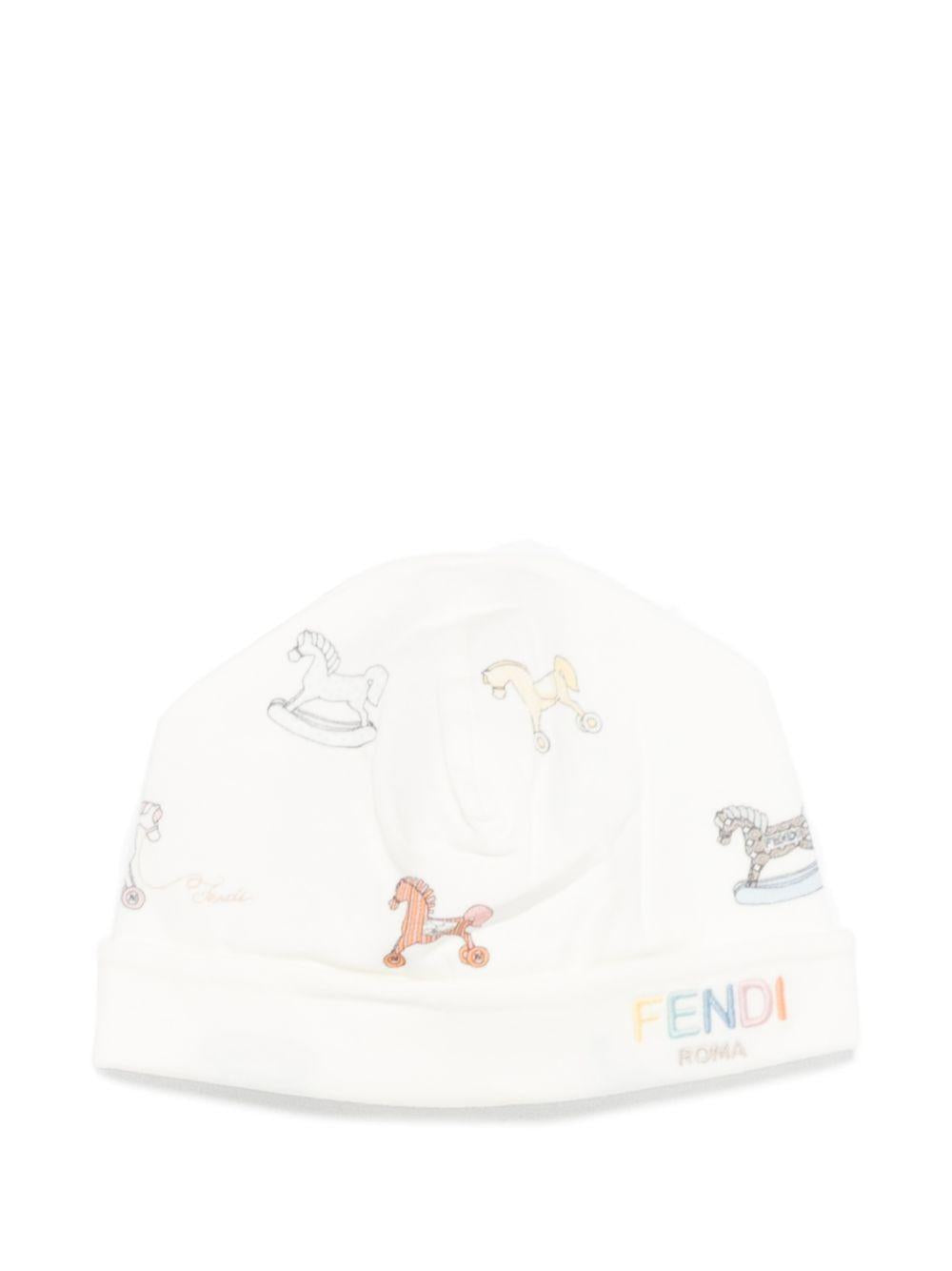 Tutina bianca per neonato BUK156AVW8 F0ZA0 Fendi Kids 