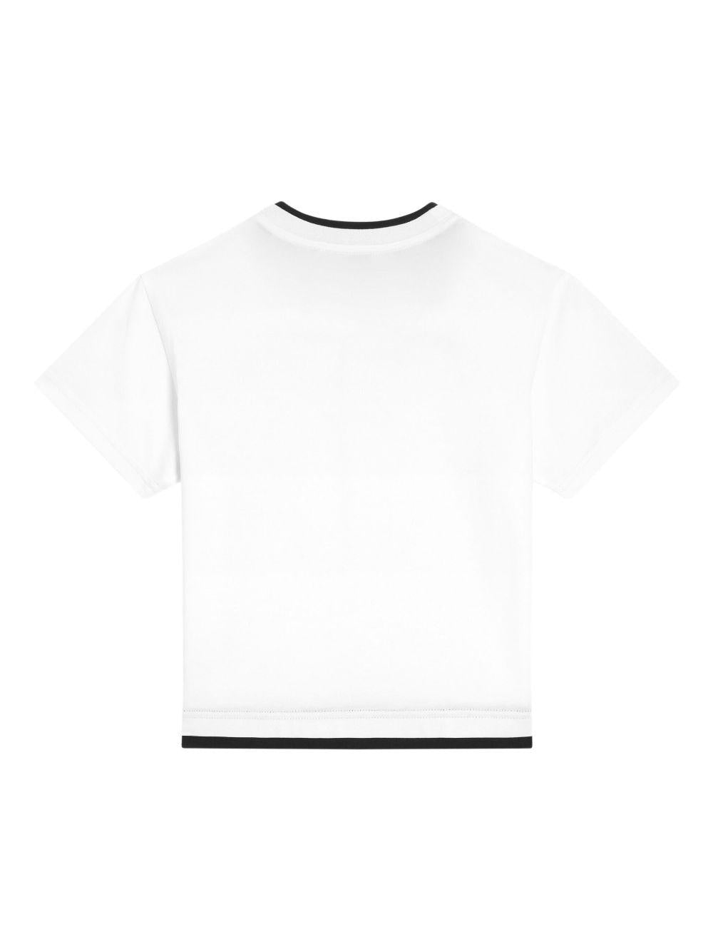 T-shirt bianco per bambino L4JTIYG7PEJ W0800 Dolce & Gabbana Kids 