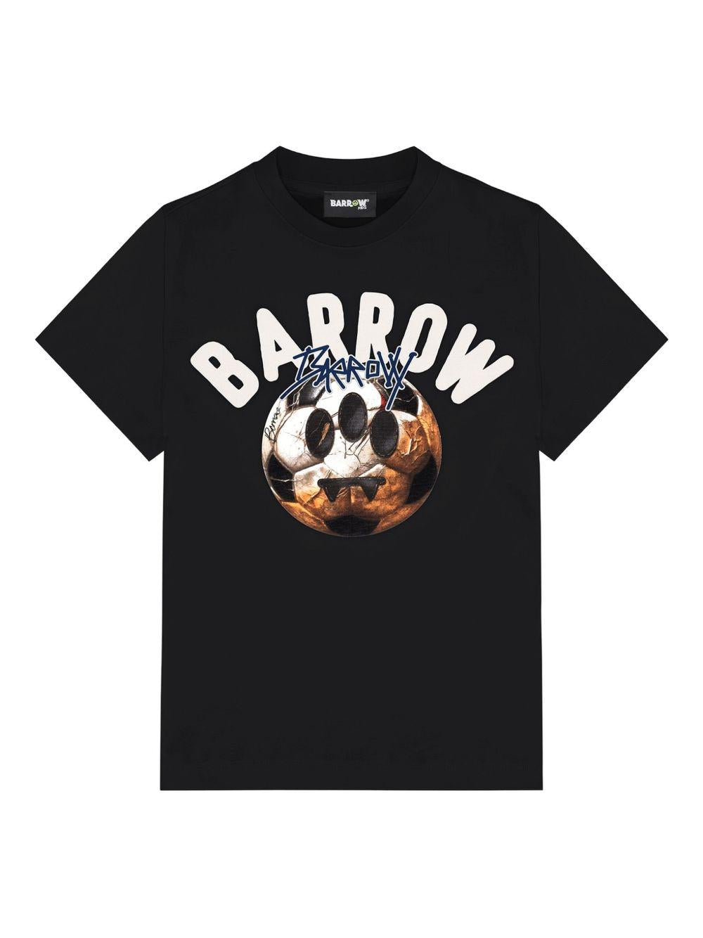 T-shirt nero per bambino F5BKJUTH242 110 Barrow Kids 