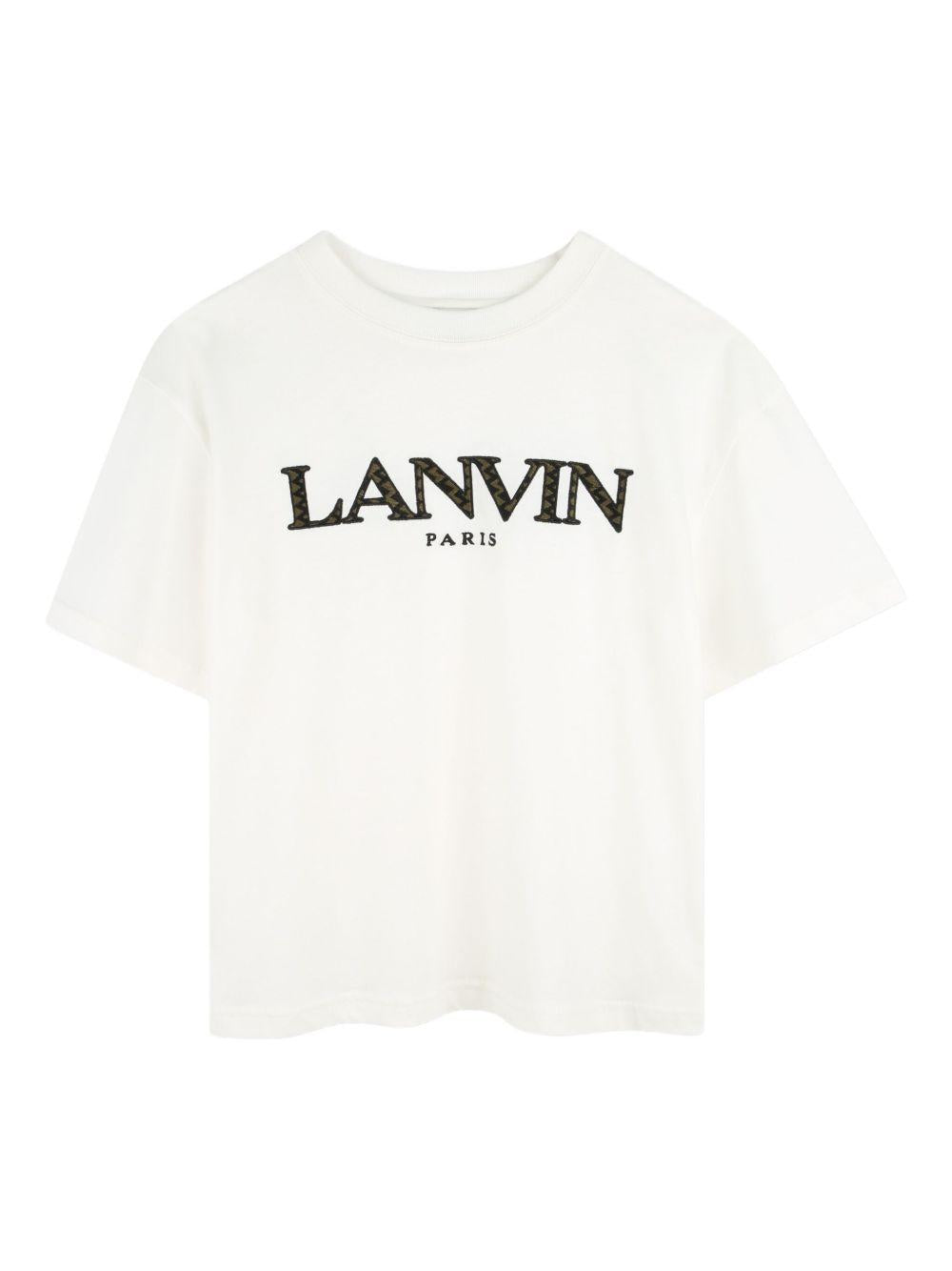 T-shirt bianco per bambino N30283 117 Lanvin Enfant 