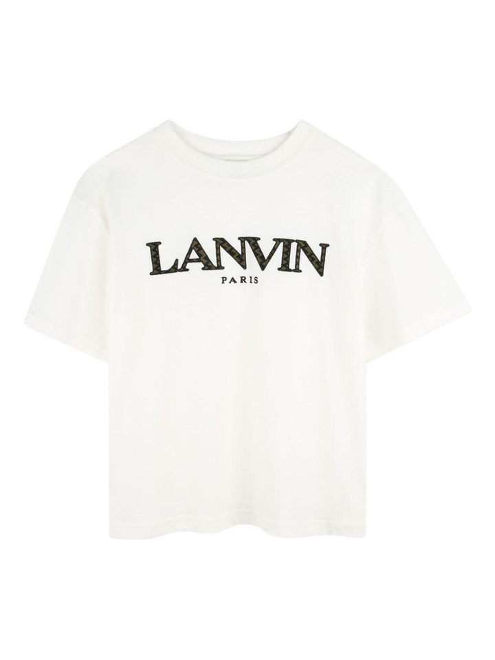 T-shirt bianco per bambino N30283 117 Lanvin Enfant 